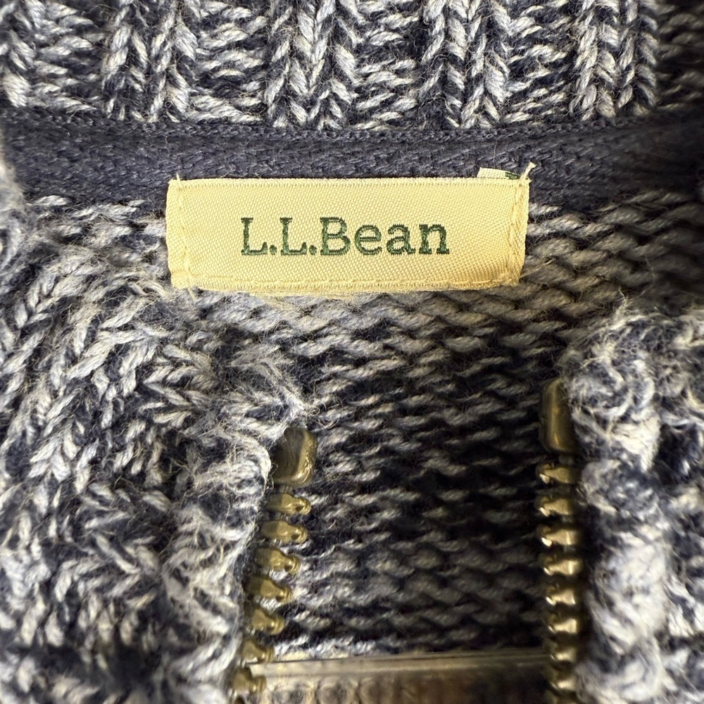 Women’s LL bean zip up sweater XL preowned EUC - Picture 3 of 9